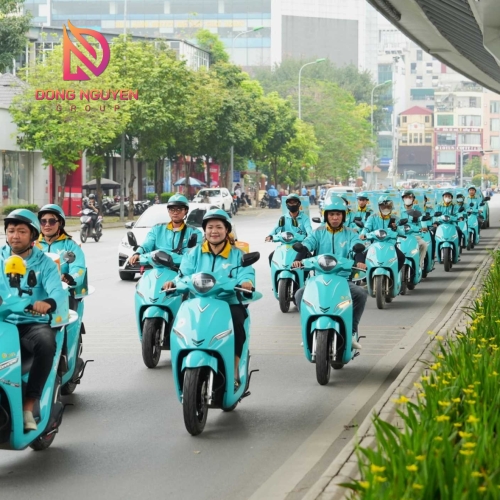 TỔ CHỨC ROADSHOW XE MÁY - XANH SM